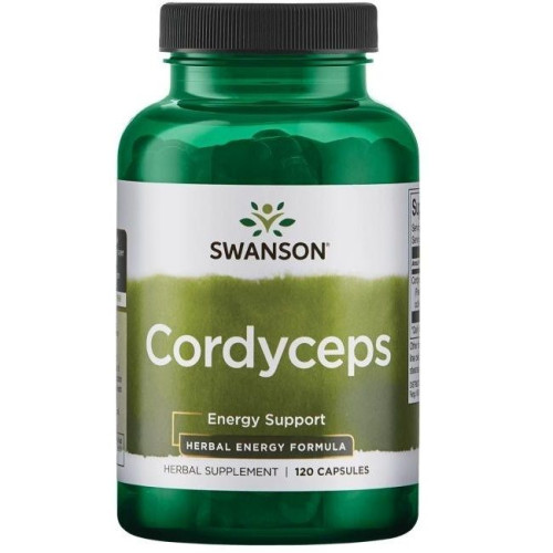 Swanson Cordyceps for Strength Tone and Energy 600 mg 120 Capsules