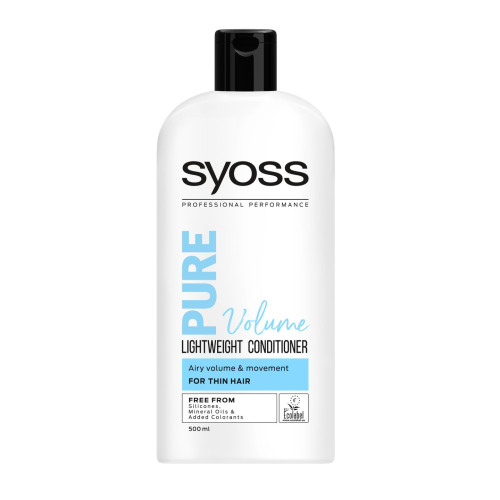 Syoss Pure Volume Lightweight Conditioner for Fine Hair 16.91 fl oz (500 ml)