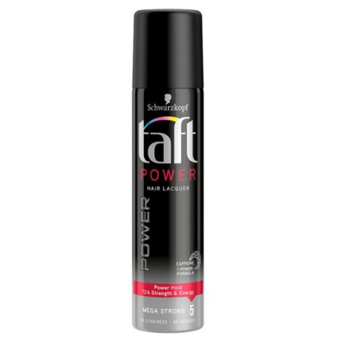 Taft Power Hair Spray for Mega Strong Hold with Caffeine 2.54 fl oz (75 ml)