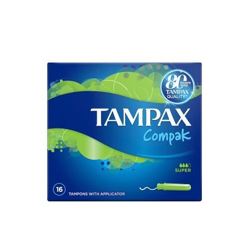 Tampax Compak Super Feminine Tampons with Applicator 16 pcs