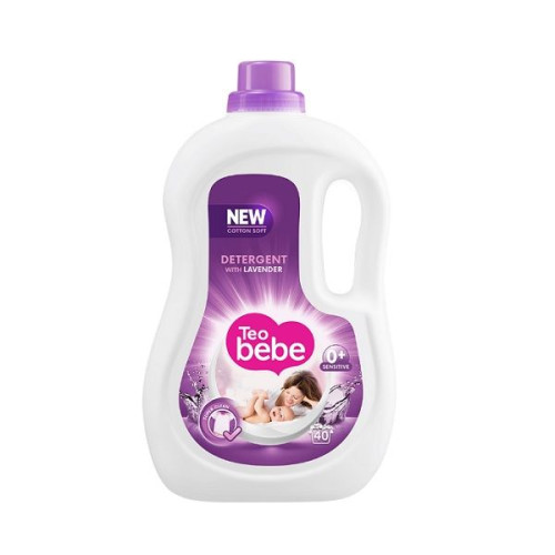 Teno Bebe Liquid Laundry Detergent Lavender 74.39 fl oz (2200 ml)