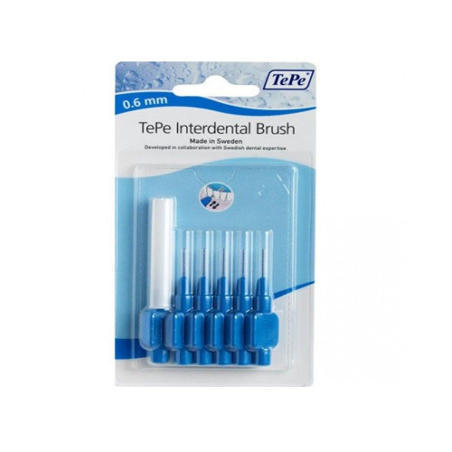 Tepe Interdental Original Interdental Brushes Size 0.02" (0.6 mm) 6 pcs