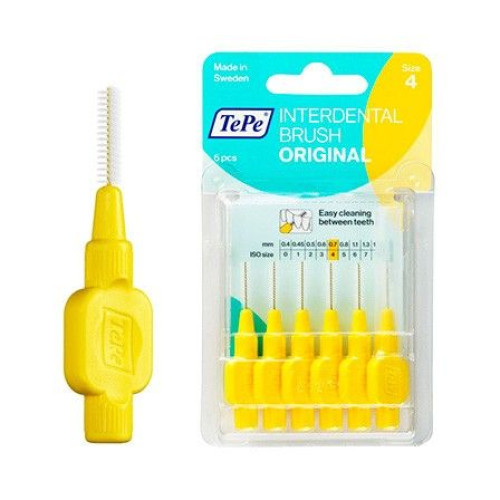 Tepe Interdental Original Interdental Brushes Size 0.03" (0.7 mm) 6 pcs