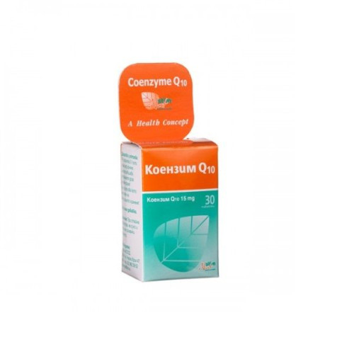 Thalloderma Natstim Coenzyme Q10 for Optimal Health Tone and Immune System 15 mg 30 pcs