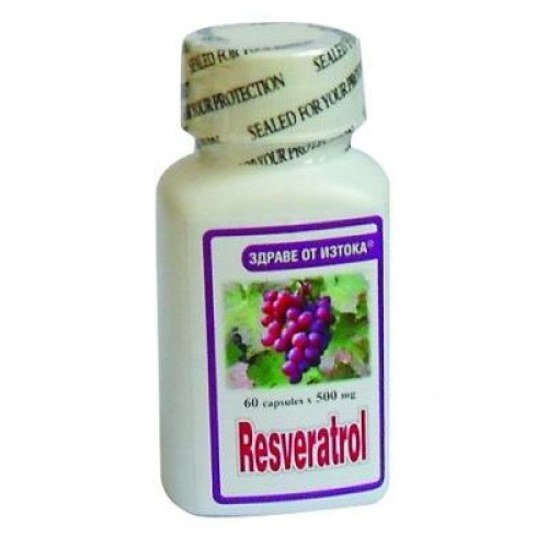 TNT Resveratrol 500 mg for a Healthy Heart and Rejuvenation 60 Capsules