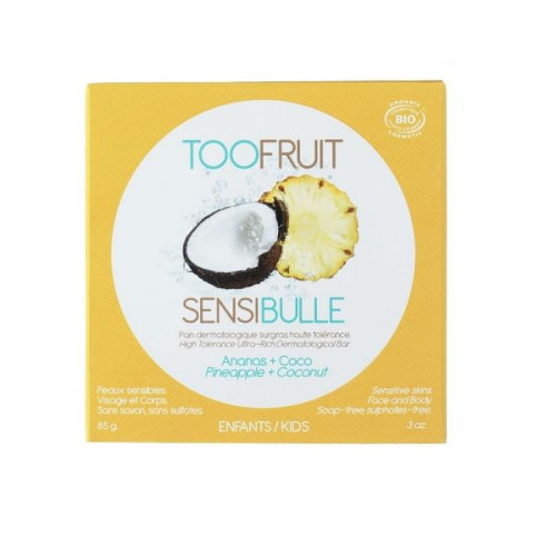 Toofruit Organic Children's Soap with Pineapple and Coconut 3 oz (85 g)
