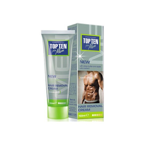 Top Ten for Men Hair Removal Cream 5.07 fl oz (150 ml)