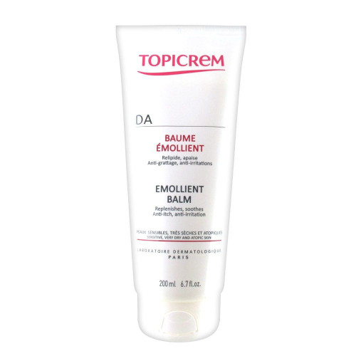 Topicrem Da Moisturizing Emulsion for Dry and Atopic Skin Fragrance-Free and Paraben-Free 6.76 fl oz (200 ml)