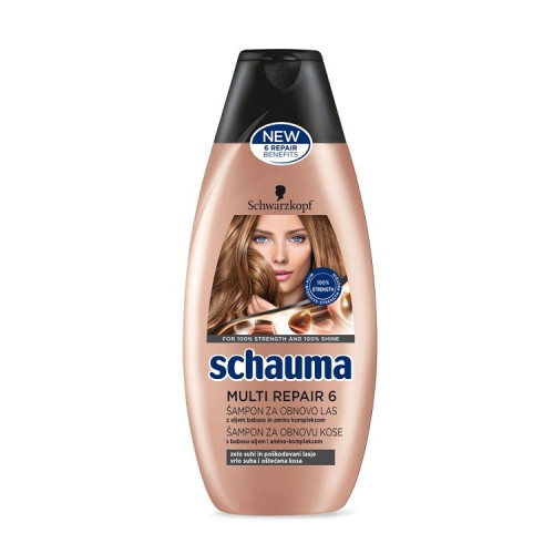 Schauma Multi Repair 6 Repairing Shampoo for Damaged Hair 8.45 fl oz (250 ml)