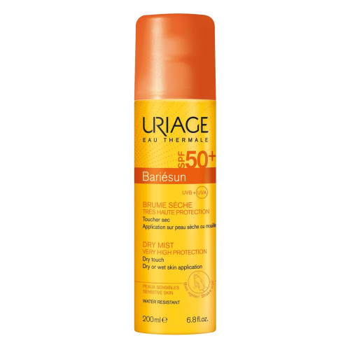 Uriage Barrierderm Sun Protection Spray for Sensitive Skin SPF 50 for Face and Body 6.76 fl oz (200 ml)