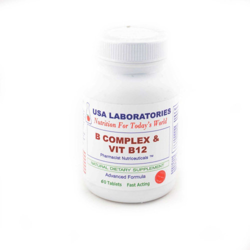 USA Laboratories Vitamin B12 Complex 60 Tablets
