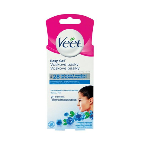 Veet Easy-Gelwax Wax Strips for Sensitive Skin 20 pcs