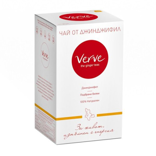 Herbal Tea with Ginger 20 Sachets Verve