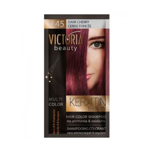 Victoria Multi Color Hair Color Shampoo Color V45 Dark Cherry 1.35 fl oz (40 ml)