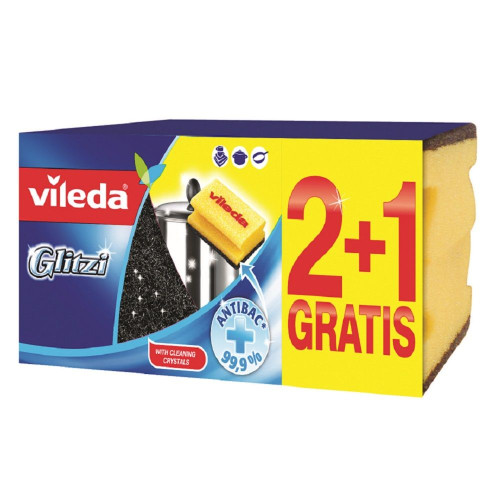 Vileda Glitzi Household Sponges 3 pcs