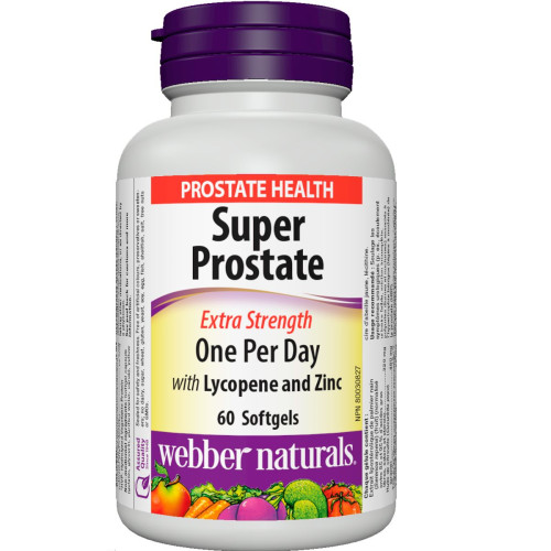 Webber Naturals Super Prostate Herbal Capsules for Urination Problems 60 Capsules
