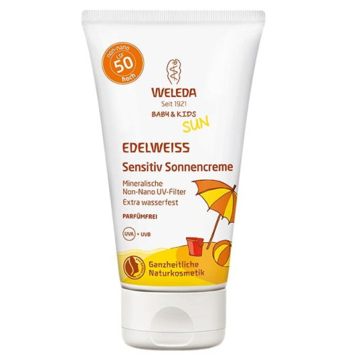 Weleda Sun Baby and Kids Sunscreen Lotion for Babies and Children SPF 50 1.69 fl oz (50 ml)