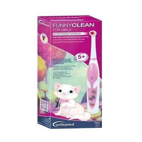 Wellsamed Funny Clean Electric Toothbrush for Girls