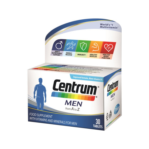 Centrum Men A-Z Vitamins and Minerals for Men 30 Tablets