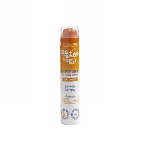 Zig Zag Body Spray Insect Repellent Spray with Sandalwood and Magnolia 3.38 fl oz (100 ml)