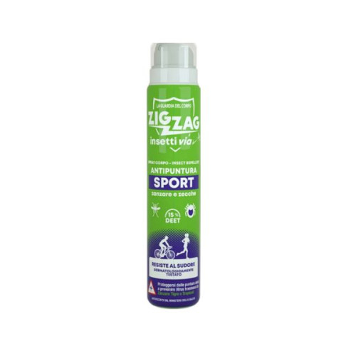 Zig Zag Sport Spray Against Mosquitoes and Ticks 3.38 fl oz (100 ml)