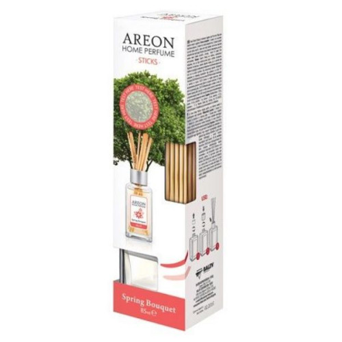 Areon Home Perfume Fragrance Spring Bouquet Scent 2.87 fl oz (85 ml)