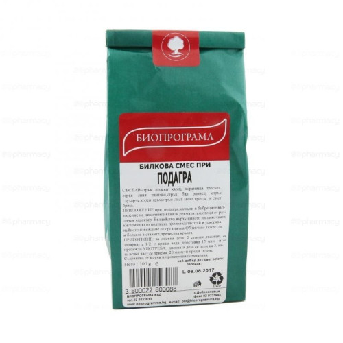 Bioprogramme Herbal Blend for Urinary Tract Inflammation and Gout 3.53 oz (100 g)