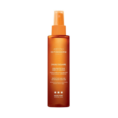Esthederm Huile Solaire High Protection Sunscreen Oil for Hair and Body 5.07 fl oz (150 ml)