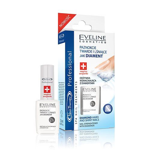 Eveline Nail Strengthener Enriched with Diamonds 0.41 fl oz (12 ml)