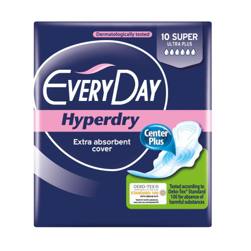 Everyday Hyperdry Super Women's Sanitary Pads 10 pcs