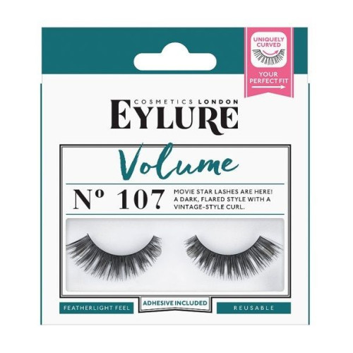 Eylure Volume Set with False Eyelashes and Glue Model 107 1 pc
