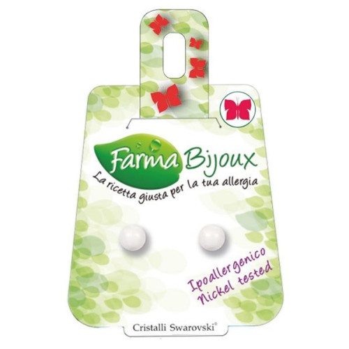 Farma Bijoux Swarovski Crystals Earrings Model Be P6C50 Cat. B 2 pcs