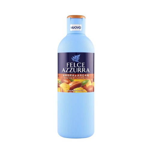 Felce Azzurra Ambraandargan Body Shower Gel with Amber and Argan 21.98 fl oz (650 ml)