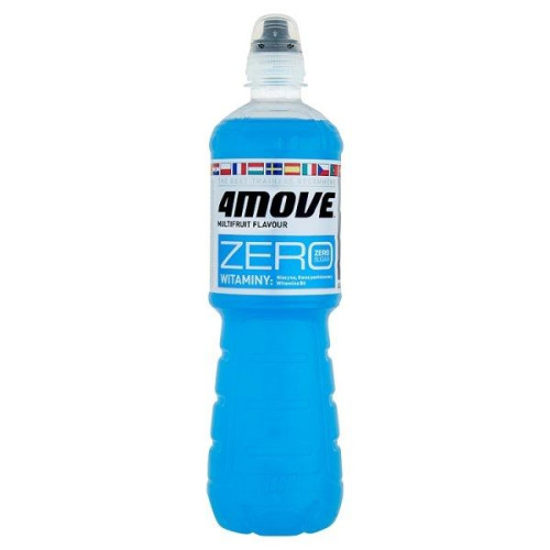 Foodcare 4Move Zero Multifruit Isotonic Drink Without Sugar 25.36 fl oz (750 ml)