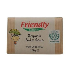 Friendly Baby Soap with Shea Butter and Sweet Almond Oil 3.53 oz (100 g)