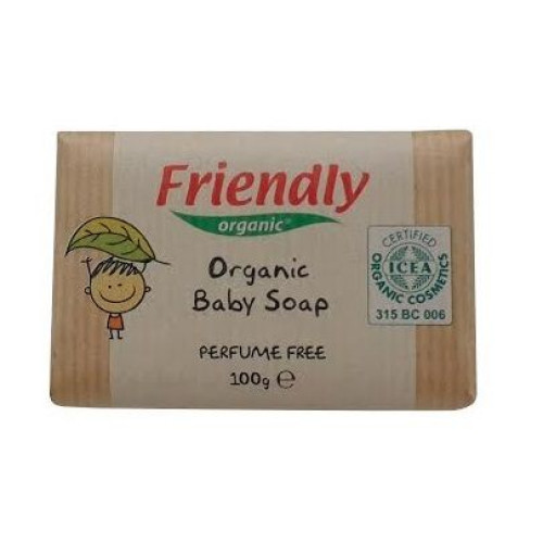 Friendly Baby Soap with Shea Butter and Sweet Almond Oil 3.53 oz (100 g)
