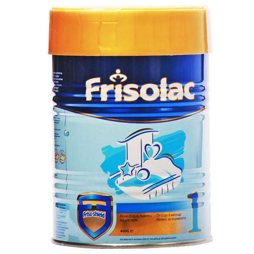 Frisolac 1 Adapted Milk for Infants 0-6 Months for a Healthy Stomach 14.11 oz (400 g)