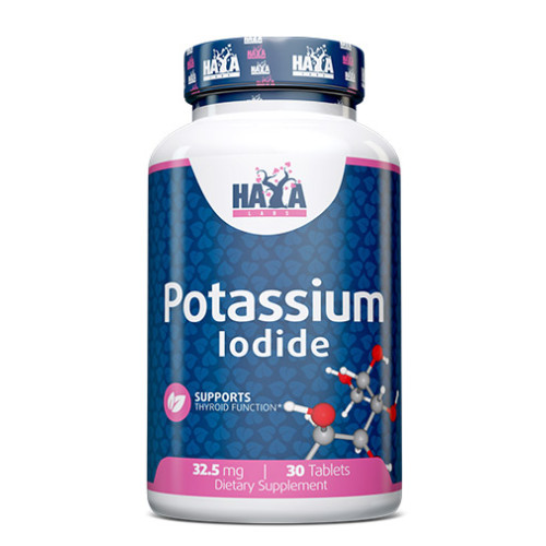 Haya Labs Potassium Iodide 32.5mg 30 Tablets