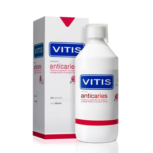 Vitis Anticaries Mouthwash Against Caries 16.91 fl oz (500 ml)
