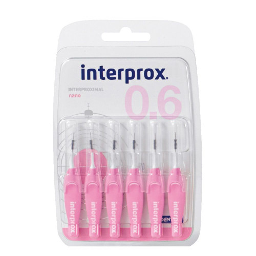 Interprox Interdental Toothbrushes Size 0.02" (0.6 mm) 6 pcs