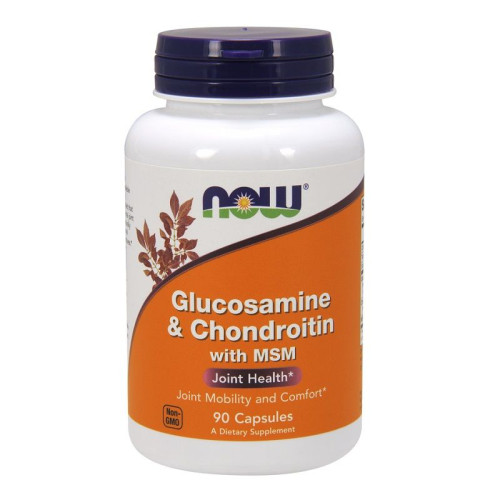 Now Foods Glucosamine Chondroitin + MSM for Joint Problems 90 Capsules