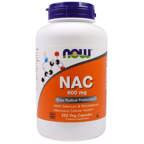 Now Foods N-Acetyl Cysteine Antioxidant for Chronic Fatigue 600 mg 100 Capsules