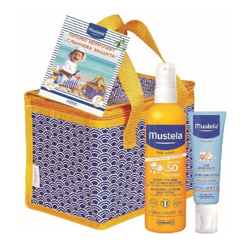 Mustela Promo Set After-Sun Spray + SPF 50+ Sunscreen Lotion + Thermal Bag Gift