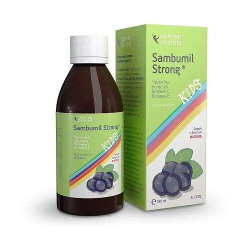 Doleran Pharma Sambumil Effective Syrup for Children with Fever and Cold 6.09 fl oz (180 ml)