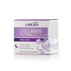 Aroma Labora Collagen Recharge Night Moisturizing Cream with Marine Collagen for the Face 1.69 fl oz (50 ml)