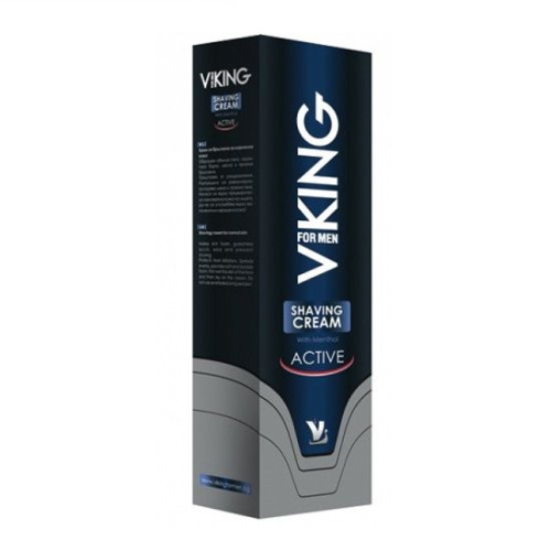 Aroma Viking Active Shaving Cream for Daily Use for a Smooth Shave 3.38 fl oz (100 ml)