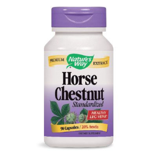 Nature's Way Horse Chestnut for Edema and Varicose Veins 350 mg 90 Capsules
