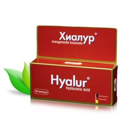 Naturpharma Hyalur for Healthy Joints and Skin with Hyaluronic Acid 30 Capsules