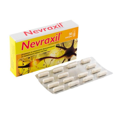 Naturprodukt Nevraxil for a Healthy Nervous System Tingling and Stiffness 30 Capsules
