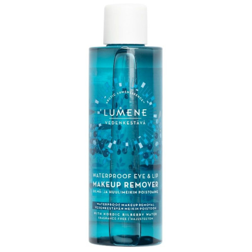 Lumene Waterproof Lip Makeup Remover Waterproof Makeup Remover with Thermal Water Two-Phase 3.38 fl oz (100 ml)